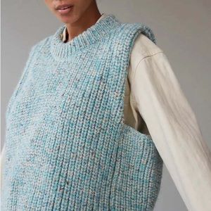 CARON CALLAHAN Dylan Sweater Turquoise Confetti